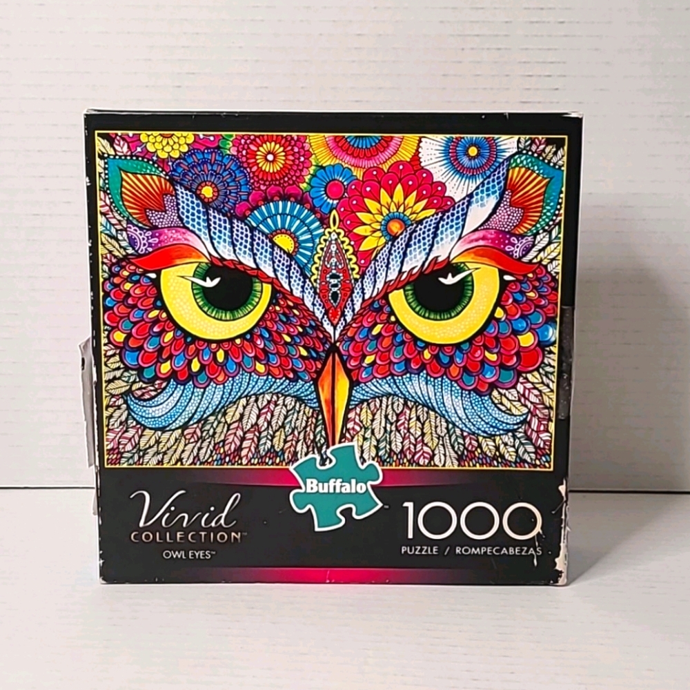Buffalo Owl Eyes 1000 pieces #11700 *Complete*